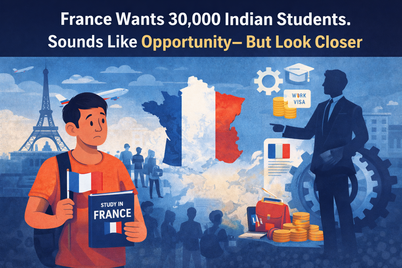 France Wants 30,000 Indian Students. Sounds Like Opportunity—But Look Closer.