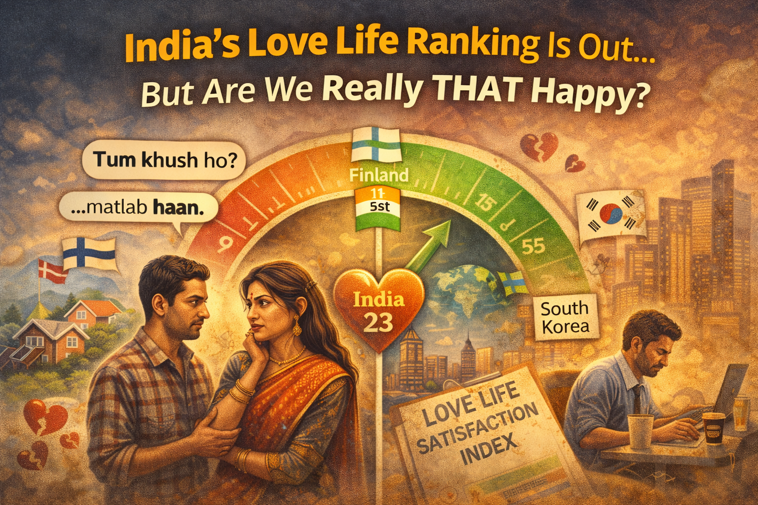 India’s Love Life Ranking Is Out. But Are We Really That Happy… Or Just Adjusting?