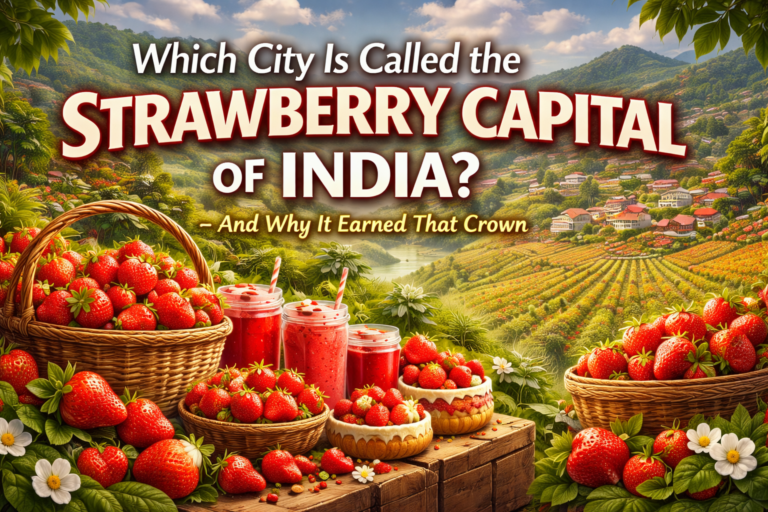Which City Is Called the Strawberry Capital of India — And Why It Earned That Crown