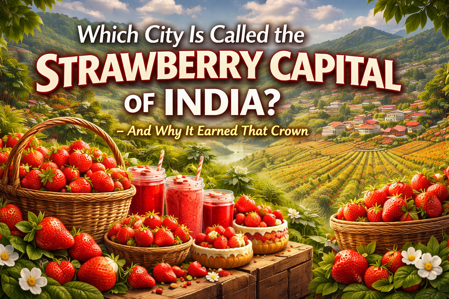 Which City Is Called the Strawberry Capital of India — And Why It Earned That Crown